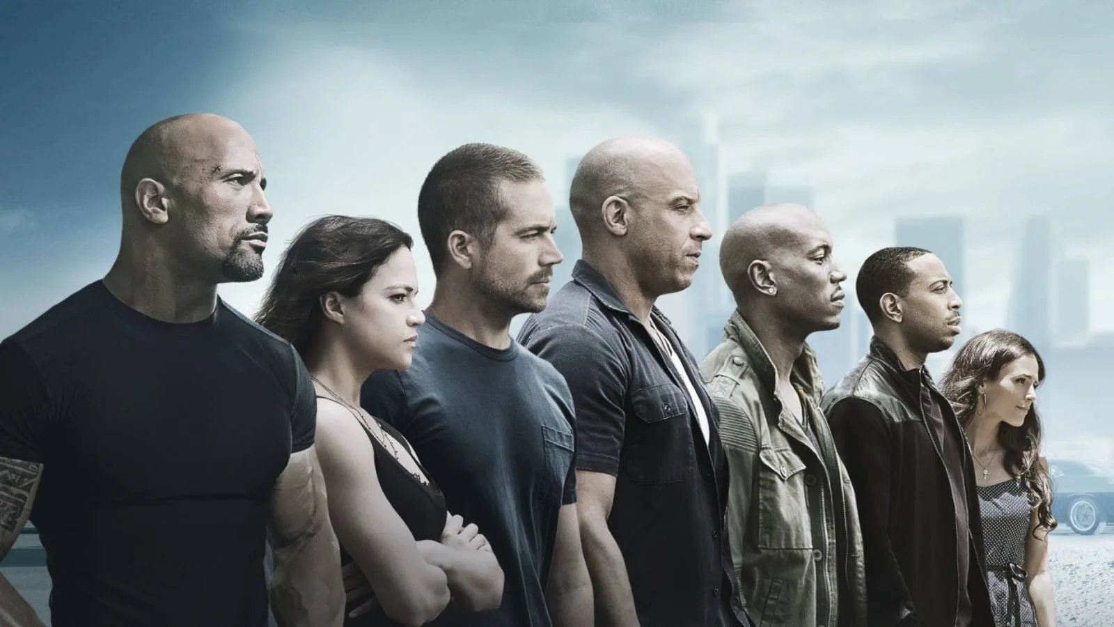 Fast & Furious 7 key art